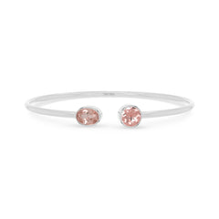 morganite cut bracelet