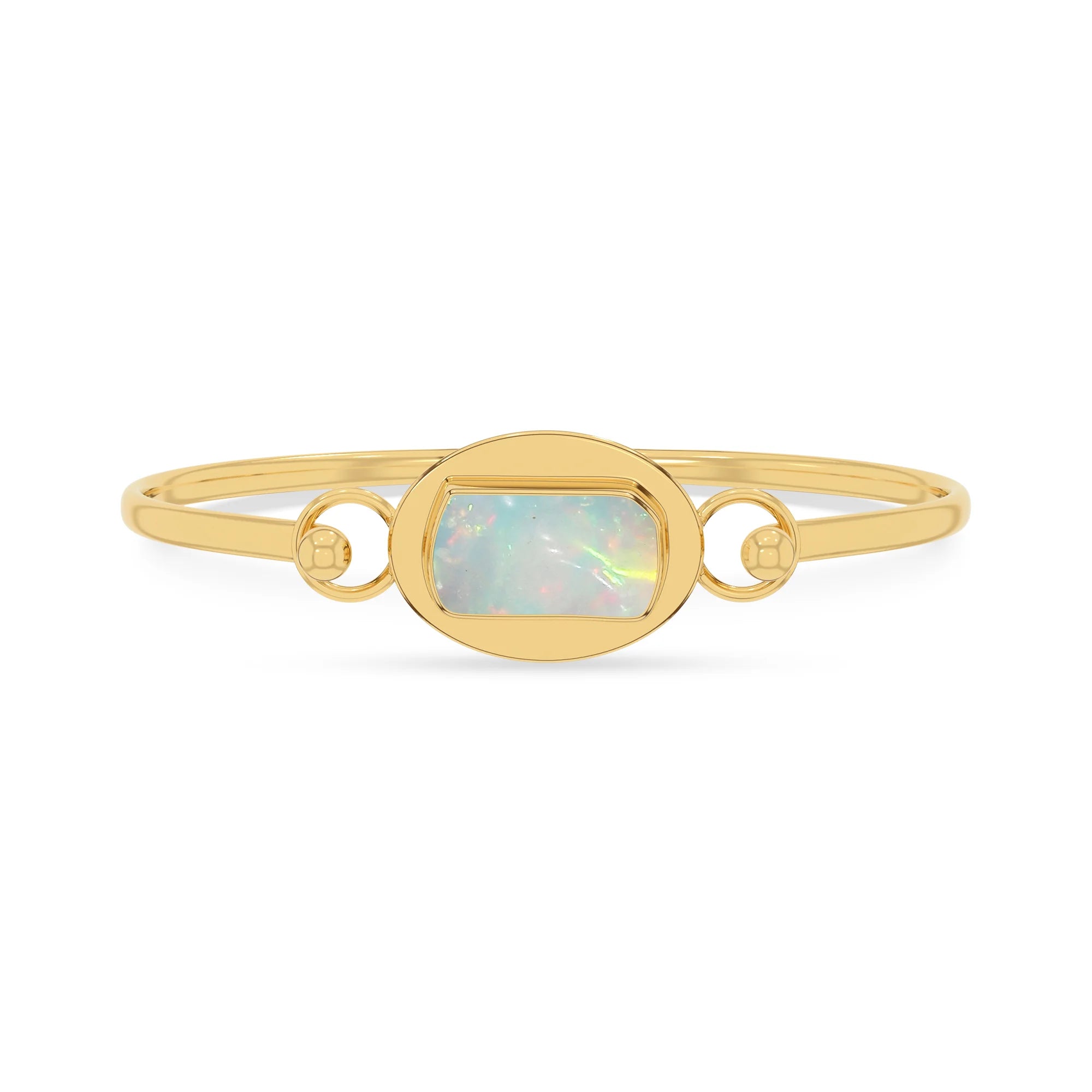 ethiopian opal rough bracelet
