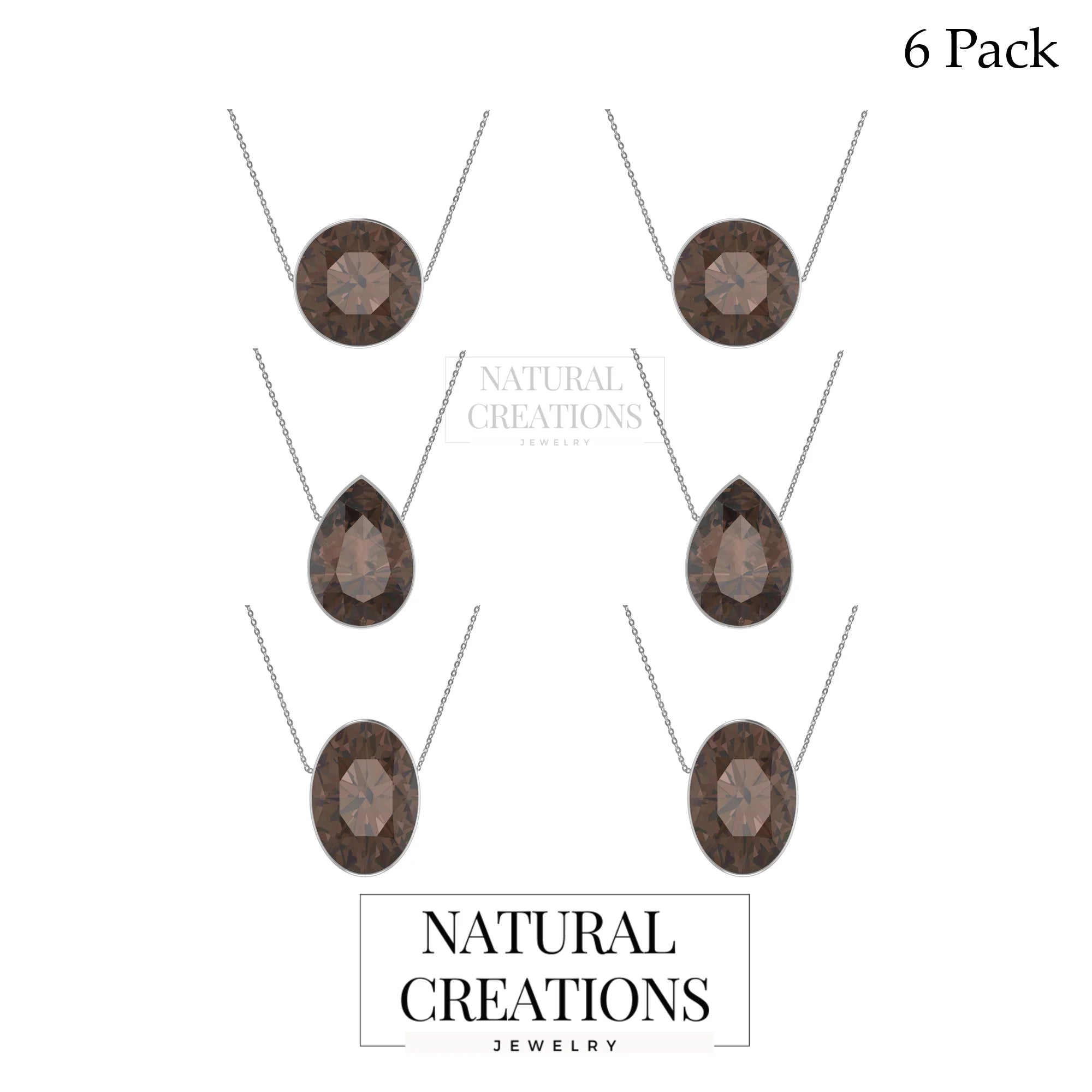 smoky-quartz pendant