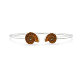 ammonite cab bracelet