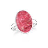 thulite bezel-set ring