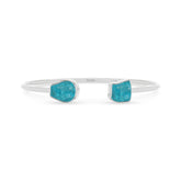 paraiba apatite twister bracelet