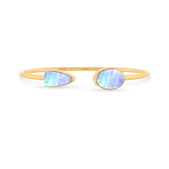 purple moonstone cab bracelet