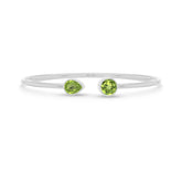peridot cut bracelet
