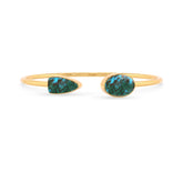 chrysocolla cab bracelet