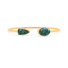 chrysocolla cab bracelet