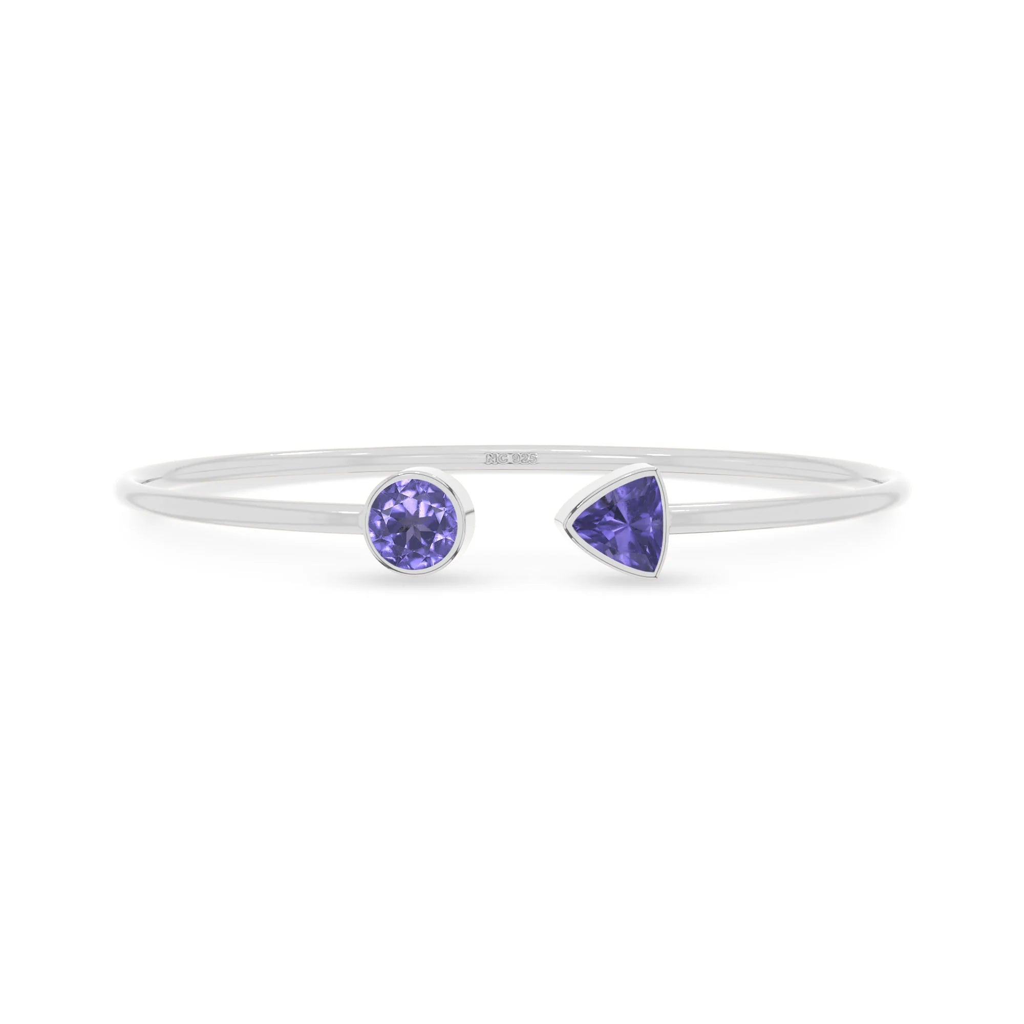 tanzanite cut bracelet