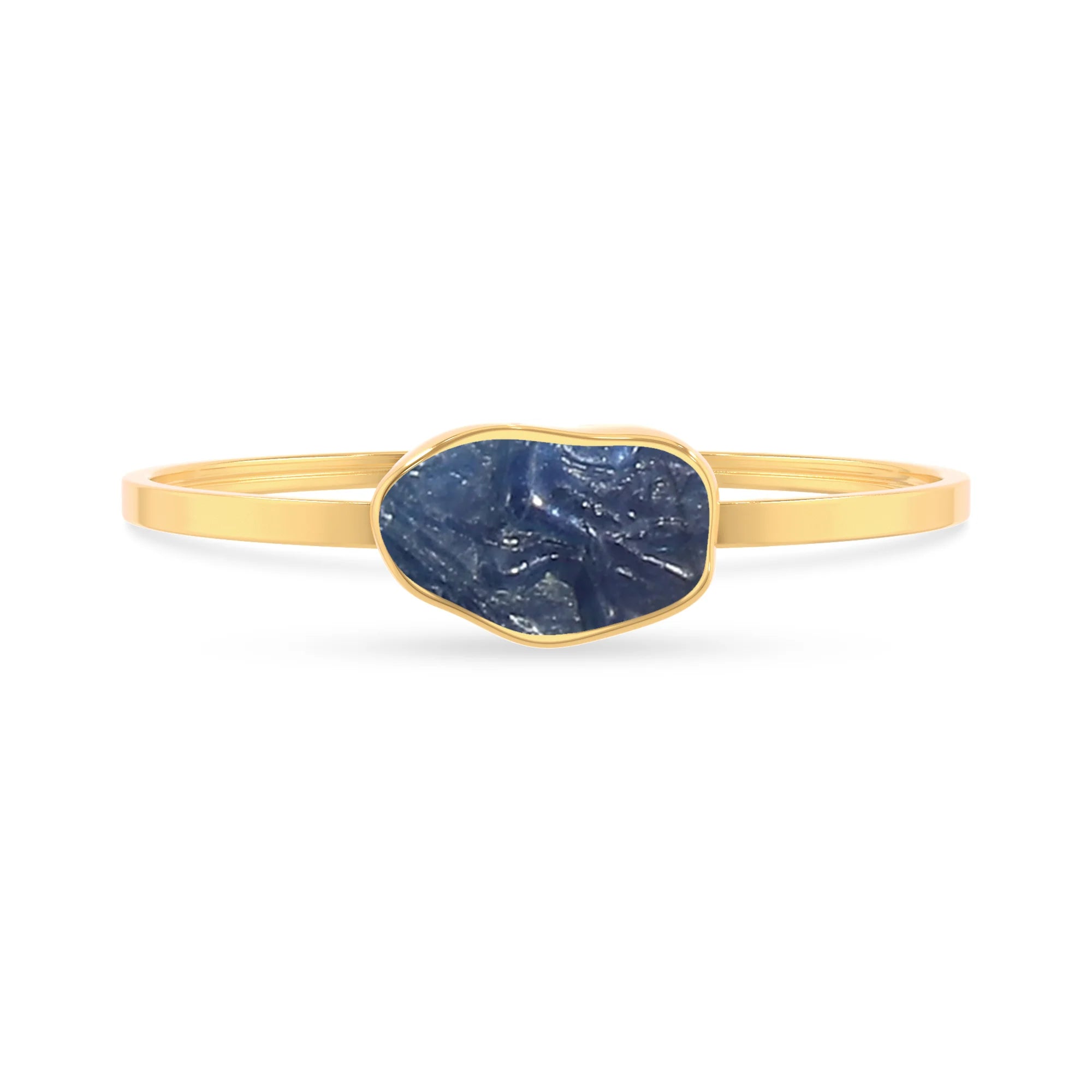 blue sapphire rough bracelet