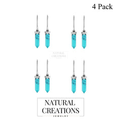 turquoise cut earrings