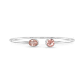 morganite cut bracelet