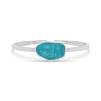 paraiba apatite rough bracelet