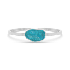 paraiba apatite rough bracelet