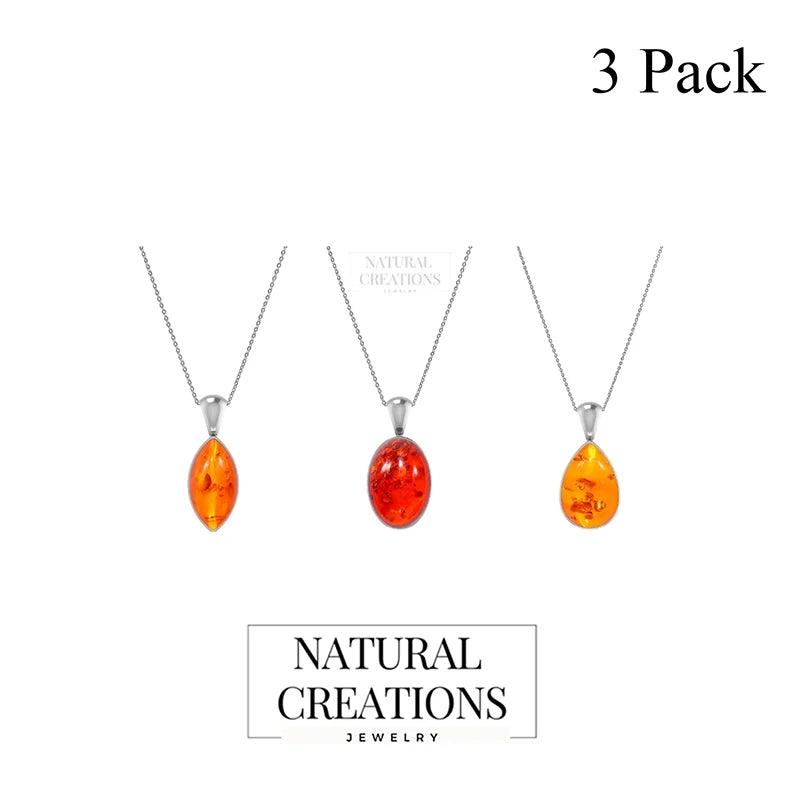 amber pendant