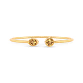 citrine cut bracelet