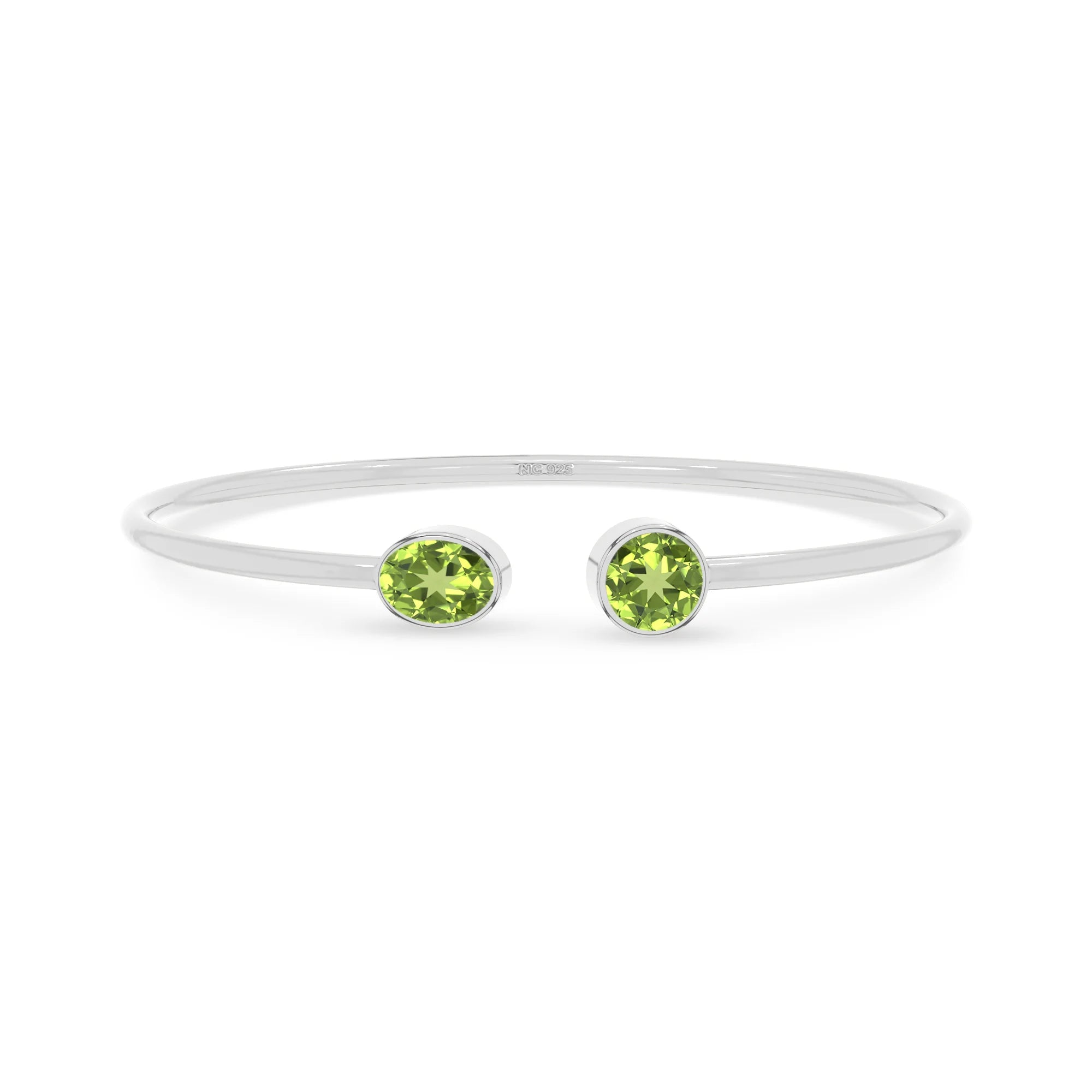 peridot cut bracelet