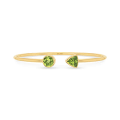 peridot cut bracelet