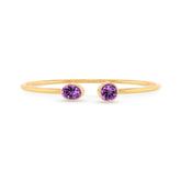 amethyst cut bracelet