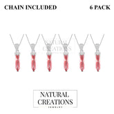 thulite moon pendant