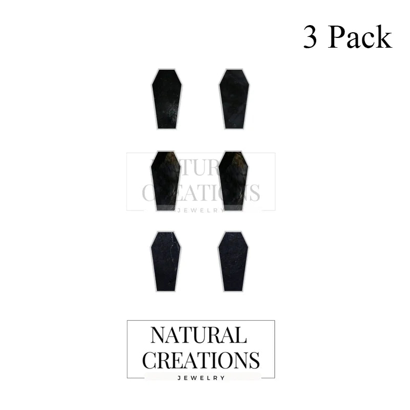 black tourmaline earrings