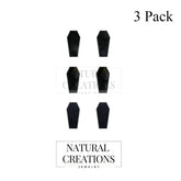 black tourmaline earrings