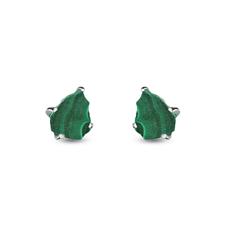 malachite earrings