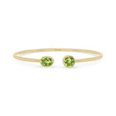peridot cut bracelet