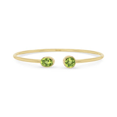peridot cut bracelet