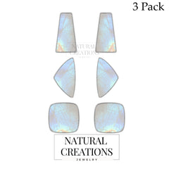 rainbow moonstone earrings