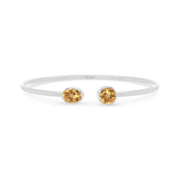 citrine cut bracelet