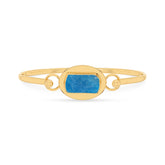 neon apatite rough bracelet