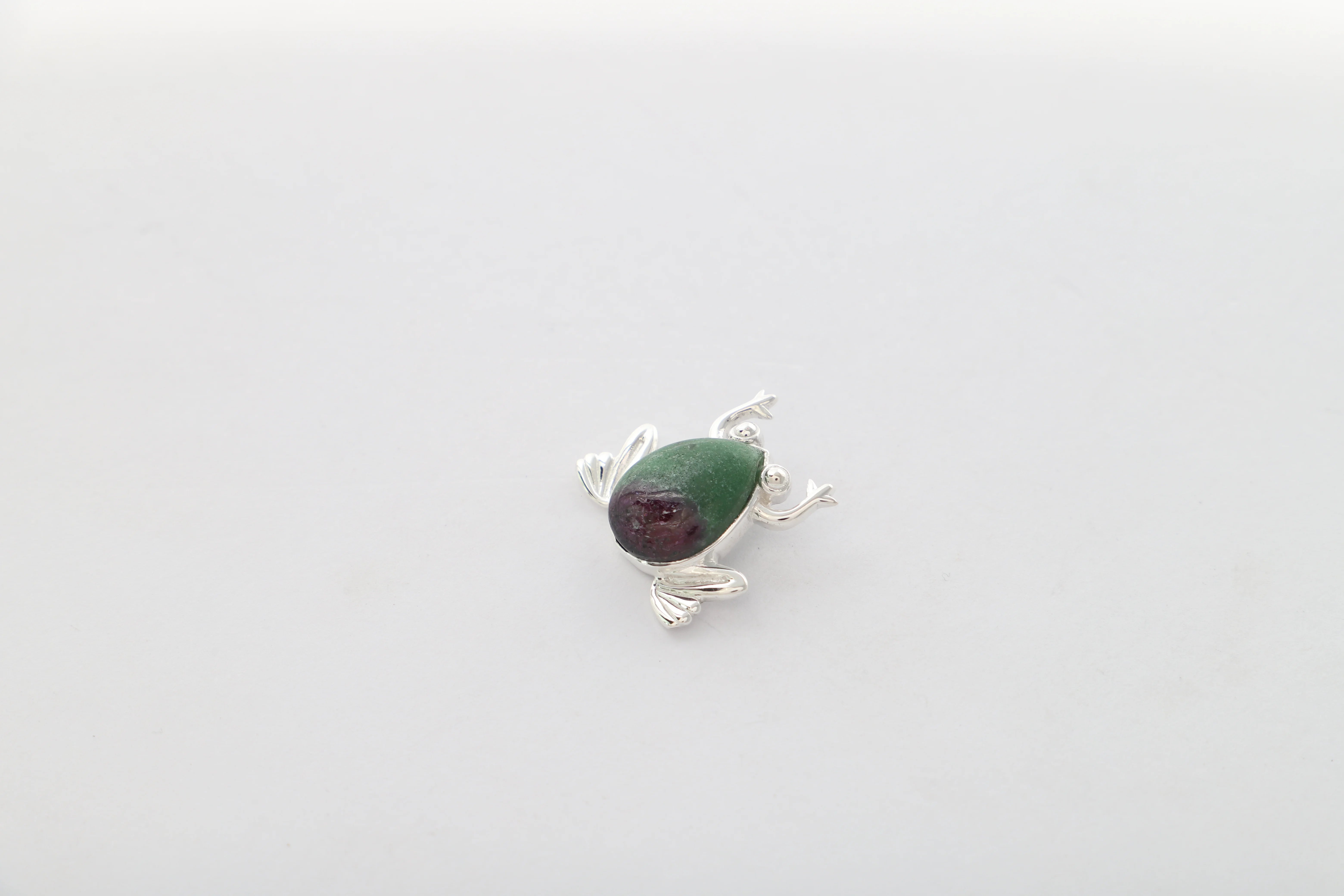 ruby zoisite pendant