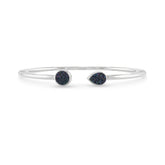 multi titanium druzy cab bracelet