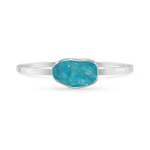 paraiba apatite rough bracelet