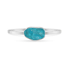 paraiba apatite rough bracelet