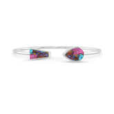 pink spiny oyster cab bracelet