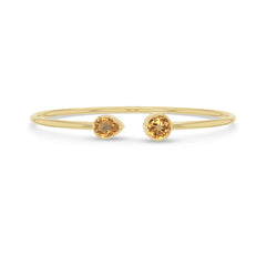 citrine cut bracelet