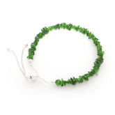 chrome-diopside rough bracelet