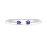 tanzanite cut bracelet