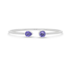 tanzanite cut bracelet
