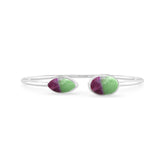 ruby zoisite cab bracelet