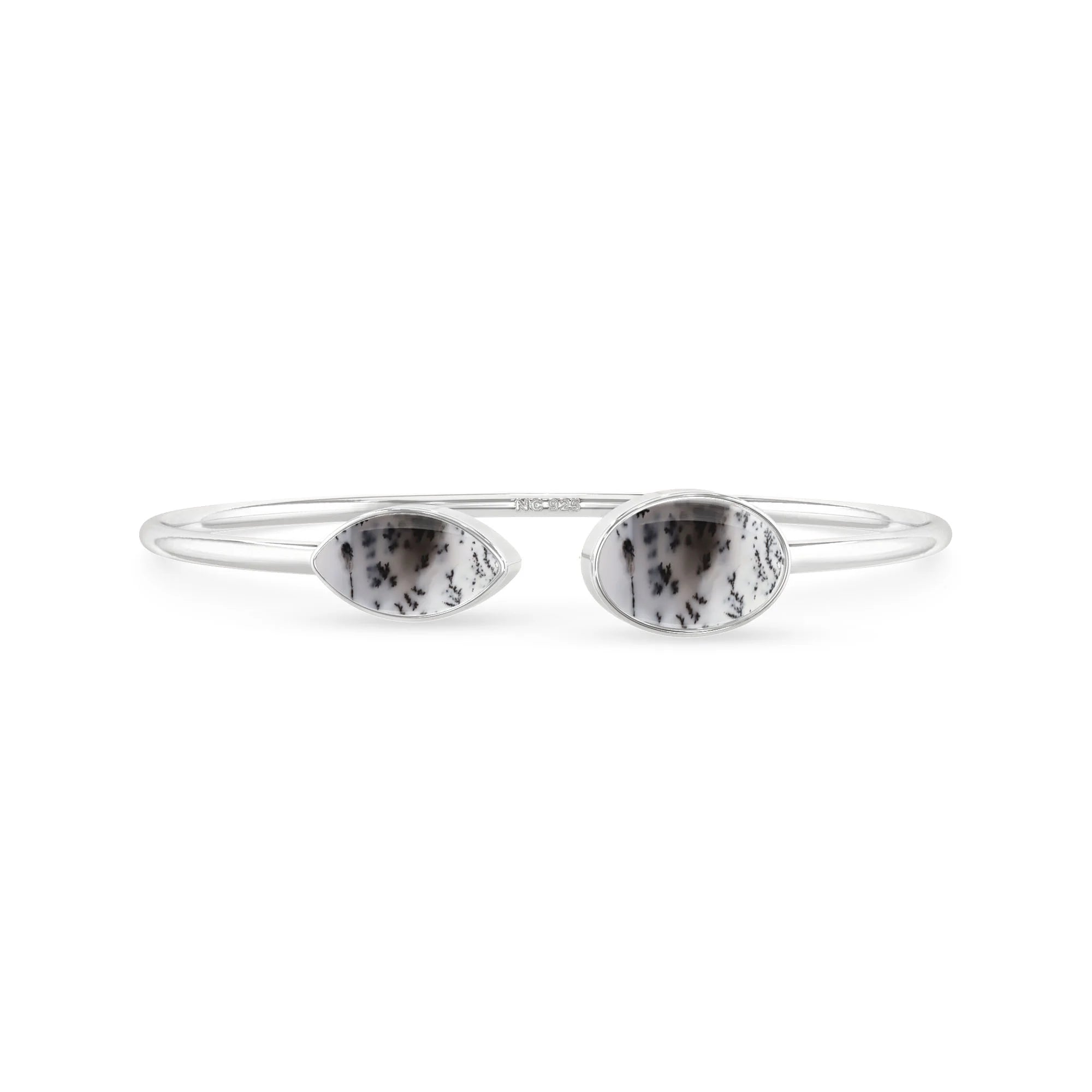dendritic opal cab bracelet