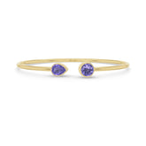 tanzanite cut bracelet