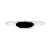black onyx rough bracelet
