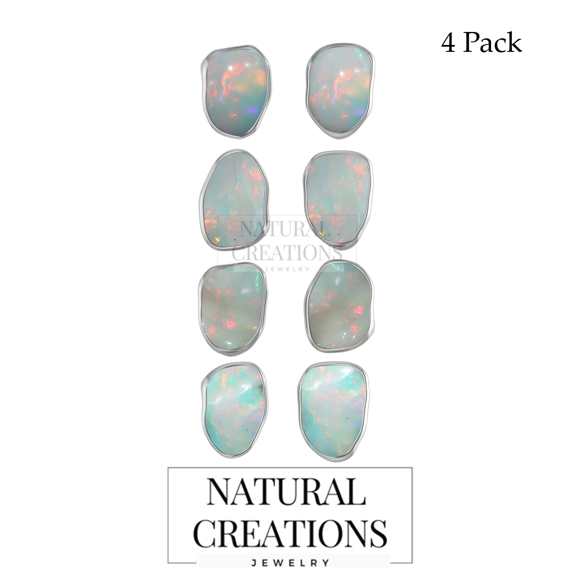 ethiopian opal earrings