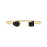 black tourmaline twister bracelet