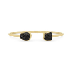 black tourmaline twister bracelet