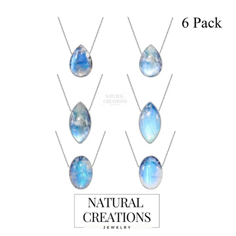 rainbow moonstone pendant