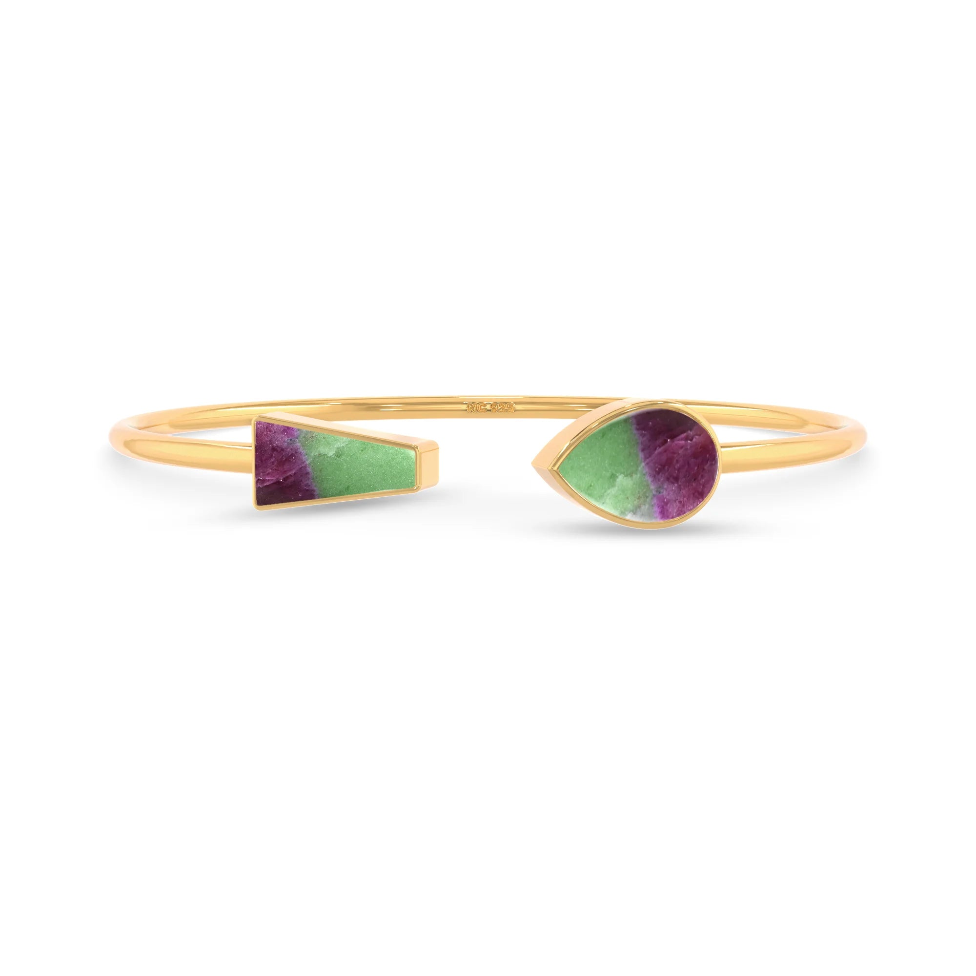 ruby zoisite cab bracelet