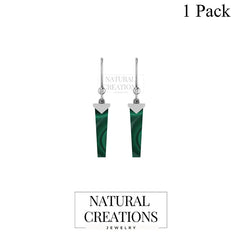 malachite earrings