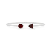 garnet cut bracelet